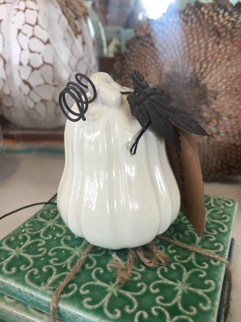 Stoneware Pumpkin - holiday decorCreative Co - Op