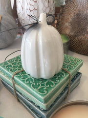 Stoneware Pumpkin - holiday decorCreative Co - Op