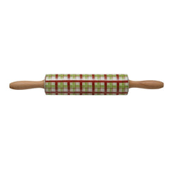 Stoneware Rolling Pin w/ Wood Handles - ChristmasCreative Co - Op