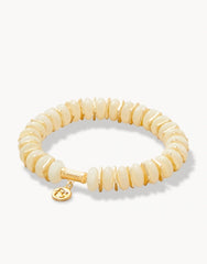 Stretch Bracelet - 10mm Cream Resin - JewelrySPARTINA 449