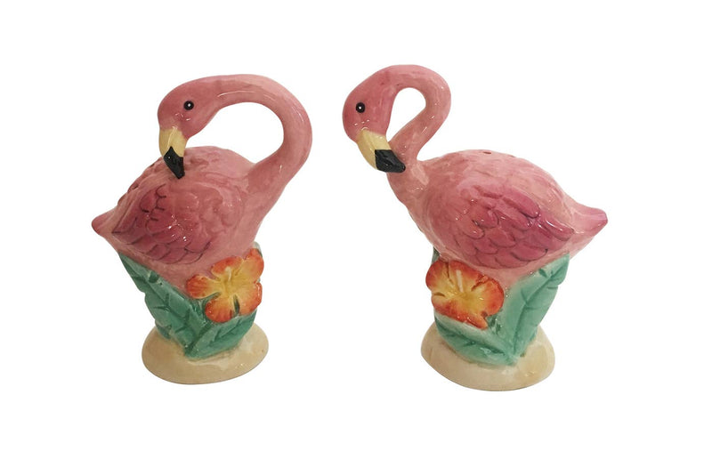 Summer Fun Flamingo Salt & Pepper Set - DishesBlue Sky Clayworks