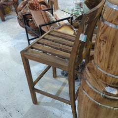 Teak Barstool - Lg FurnitureShop Top