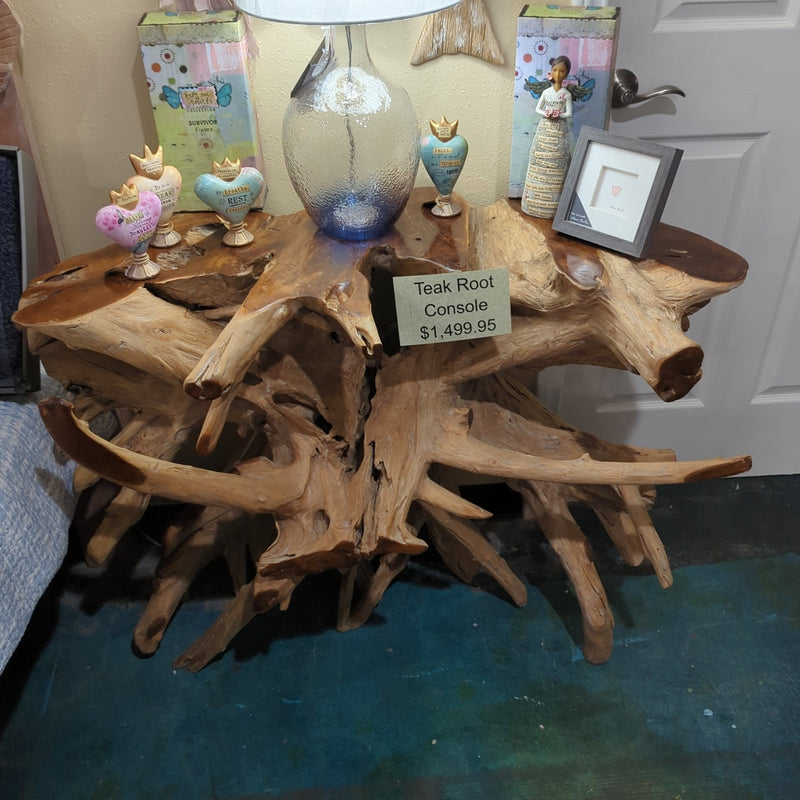 Teak Root Console - Lg FurnitureShop Top