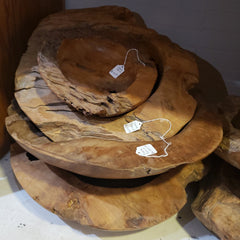Teak Wood Bowls - Shop Top