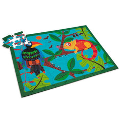 Toucan Jungle Puzzle - 100 Piece - PuzzlesDAM LLC