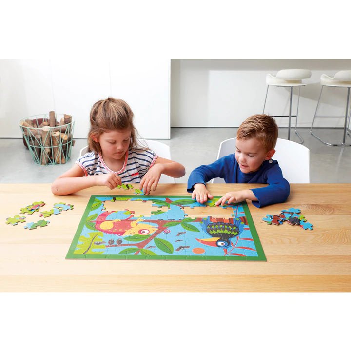 Toucan Jungle Puzzle - 100 Piece - PuzzlesDAM LLC