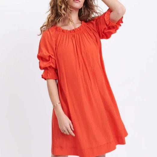 Tulum Ruffle Dress - Sunset - ApparelMer - Sea