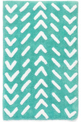 Turquoise Chevron Rug - 20