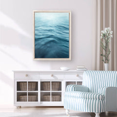 Underwater Clouds XXI Modern Coastal Canvas Wall Art - Wall DecorReady2hangart, Inc.