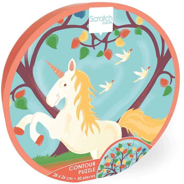 Unicorn Contour Puzzle - 30 Piece - PuzzlesDAM LLC