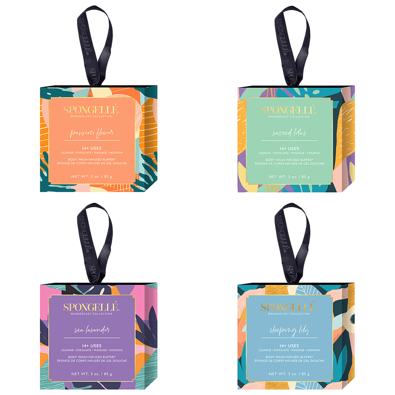 Wanderlust Assorted Body Wash Infused Buffers - Bath & BeautySpongellé