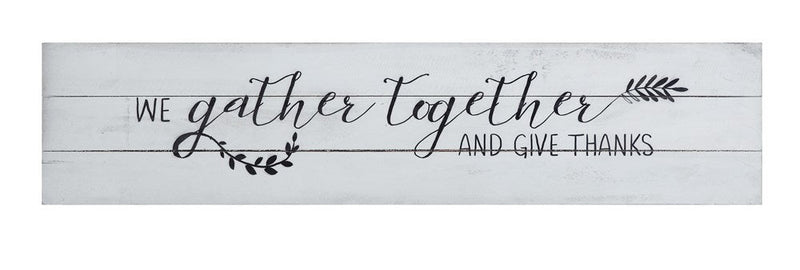 We Gather Together Wood Sign - Wall DecorCreative Co - Op