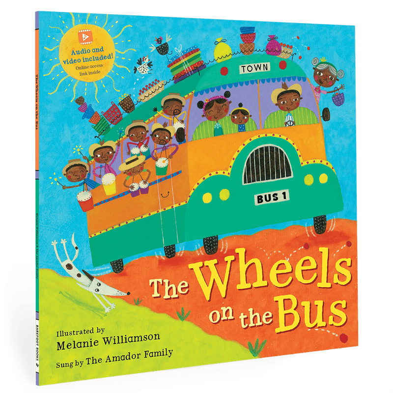 Wheels on the Bus Paperback with Audio & Video - BooksBarefoot Books