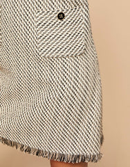 Willette Tweed Dress - Ivory Black Tweed - ApparelSPARTINA 449