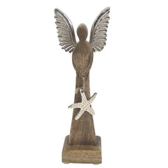 Wood & Aluminum Angel - Three Style & Sizes - holiday decorBeachCombers