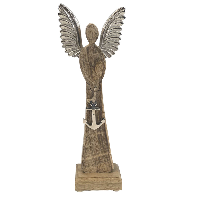 Wood & Aluminum Angel - Three Style & Sizes - holiday decorBeachCombers