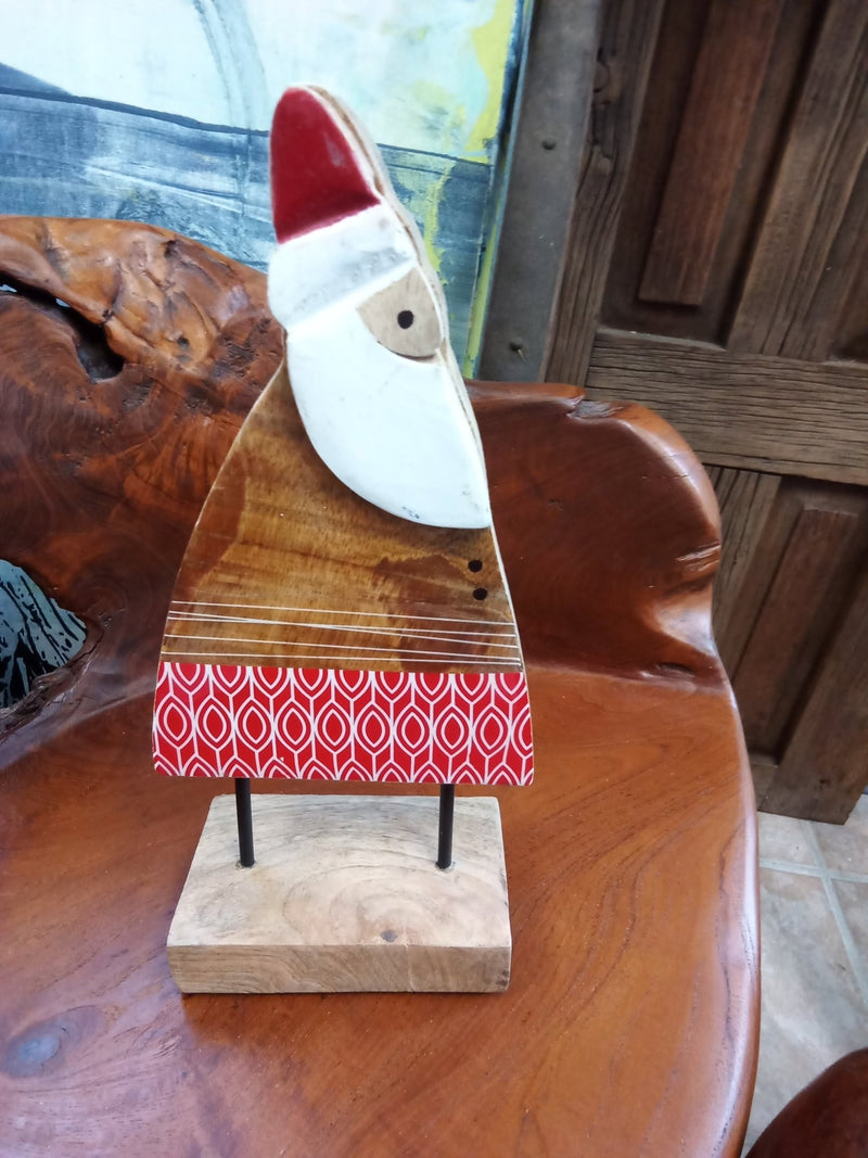 Wood Pattern Santa - ChristmasDemdaco