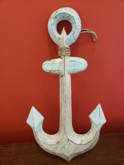 Wooden Anchor Wall Decor - Wall HangersWorld Shells Imports