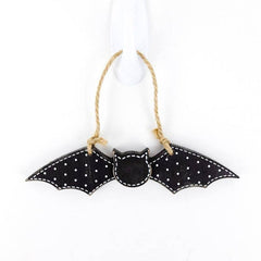 Wooden Bat Ornament 6.75