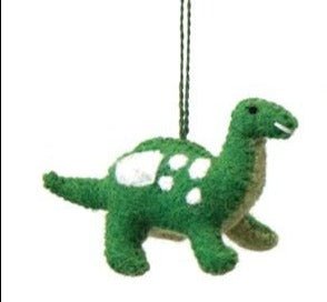 Wool Felt Dinosaur Ornament - OrnamentsCreative Co - Op