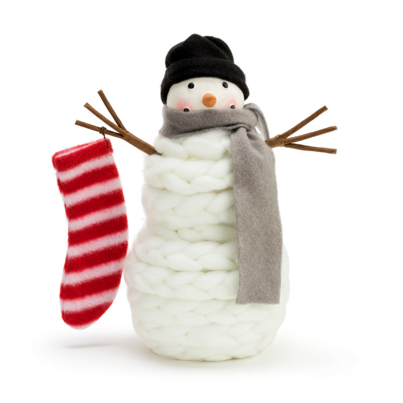 Knit Snowman Figure - Three Sizes