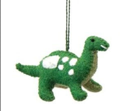 Wool Felt Dinosaur Ornament